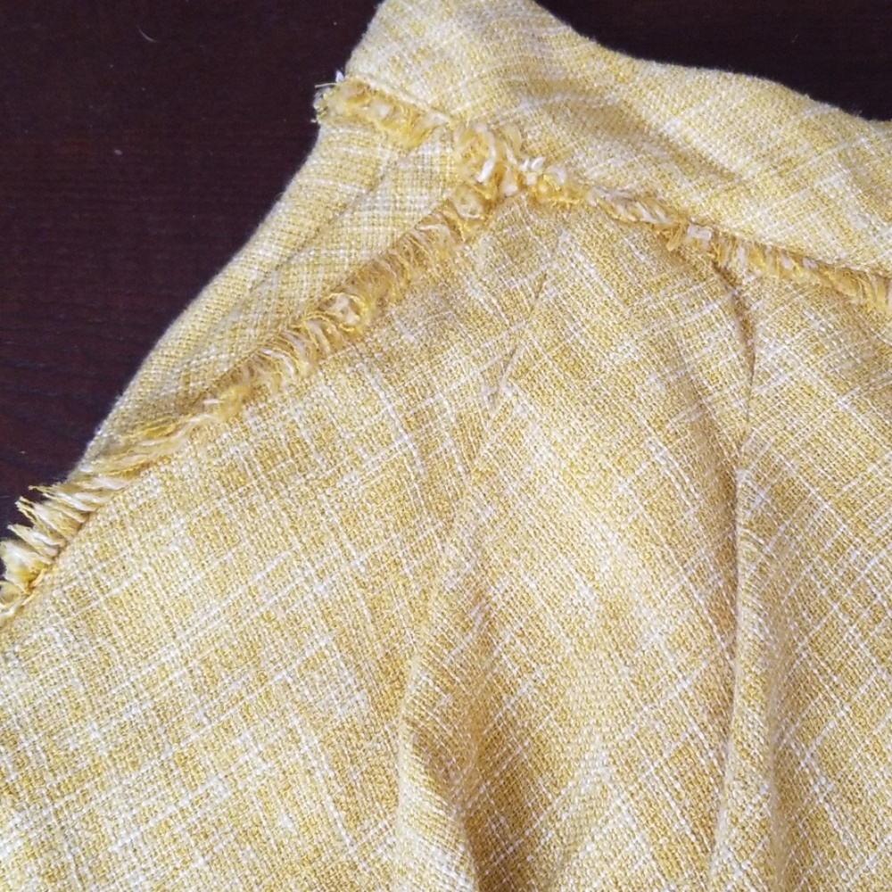 Anthropologie Maeve Yellow Aline Skirt sz 2 - Picture 3 of 6